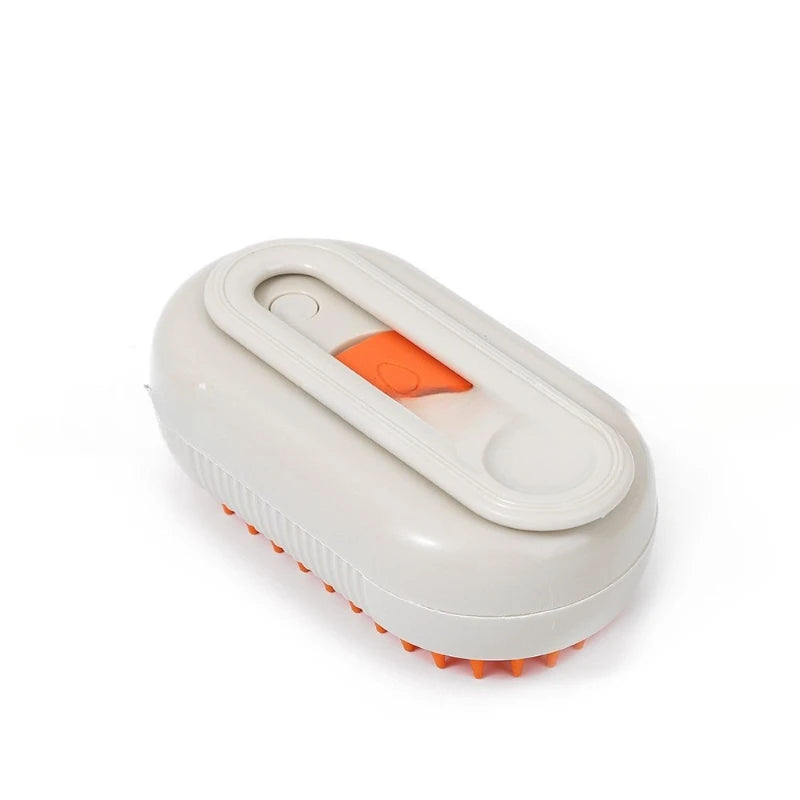 3-in-1 Electric Steam Pet Brush – Hair Removal, Spray Cleaning & Massage for Cats & Dogs