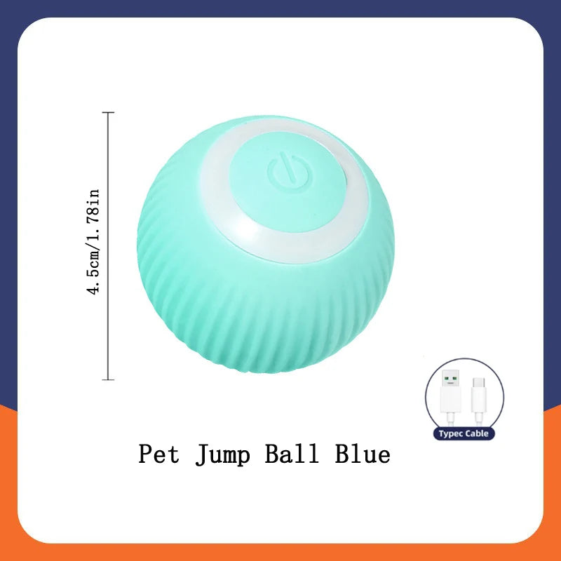 Smart Dog Toy Ball Electronic Interactive Pet Toy Moving Ball USB Automatic Moving
