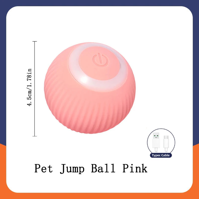 Smart Dog Toy Ball Electronic Interactive Pet Toy Moving Ball USB Automatic Moving