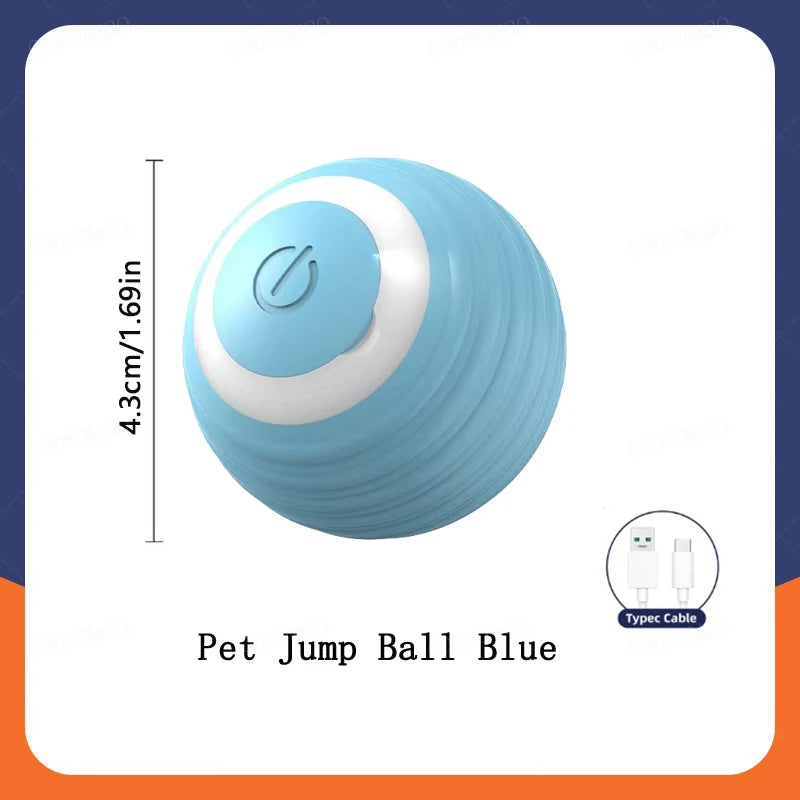 Smart Dog Toy Ball Electronic Interactive Pet Toy Moving Ball USB Automatic Moving