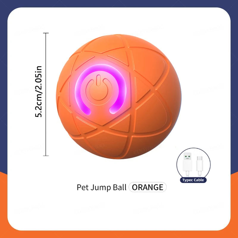 Smart Dog Toy Ball Electronic Interactive Pet Toy Moving Ball USB Automatic Moving