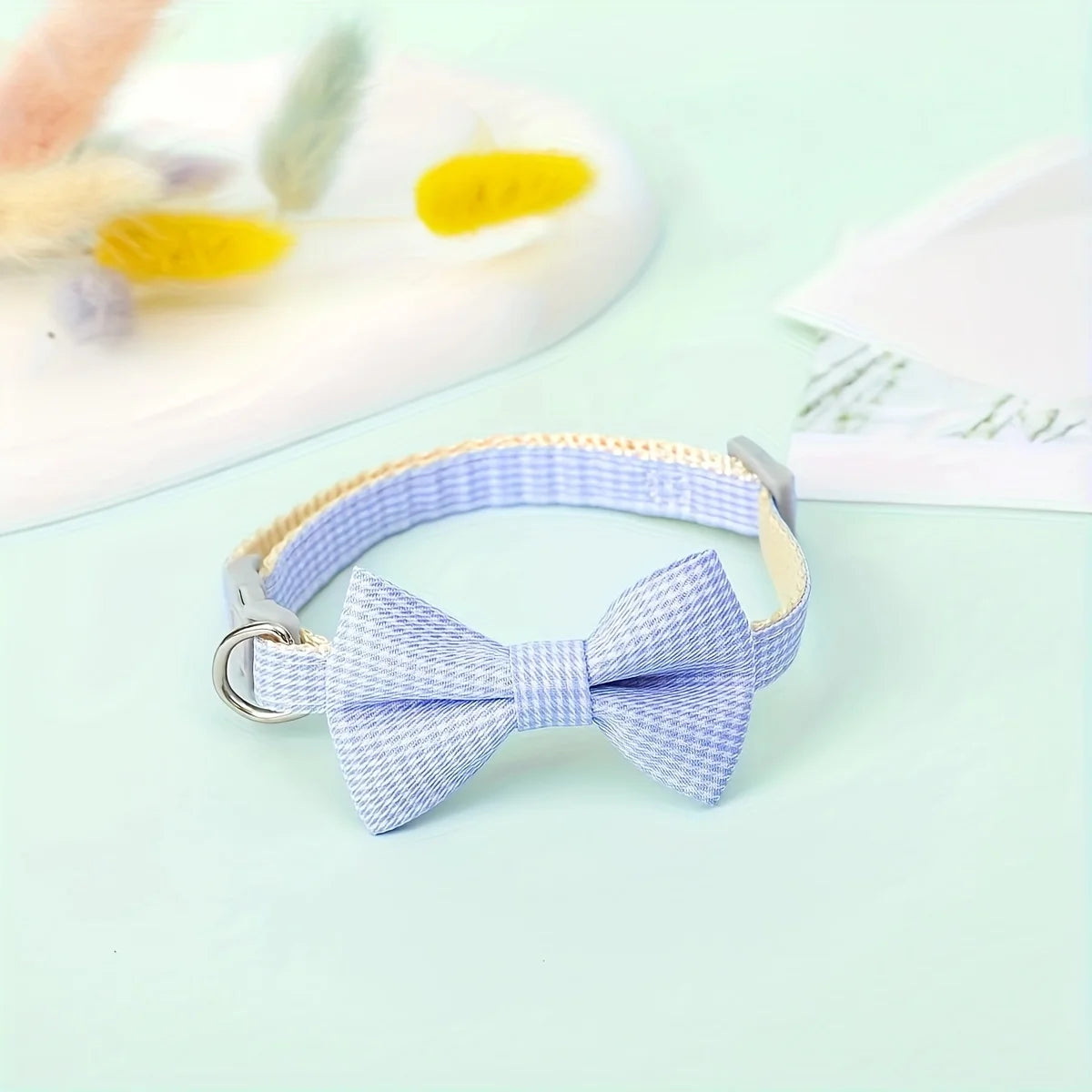 1 Piece Adjustable Plaid Cat Collar Tie Knot - Perfect for Festive Dressing and Everyday Wear