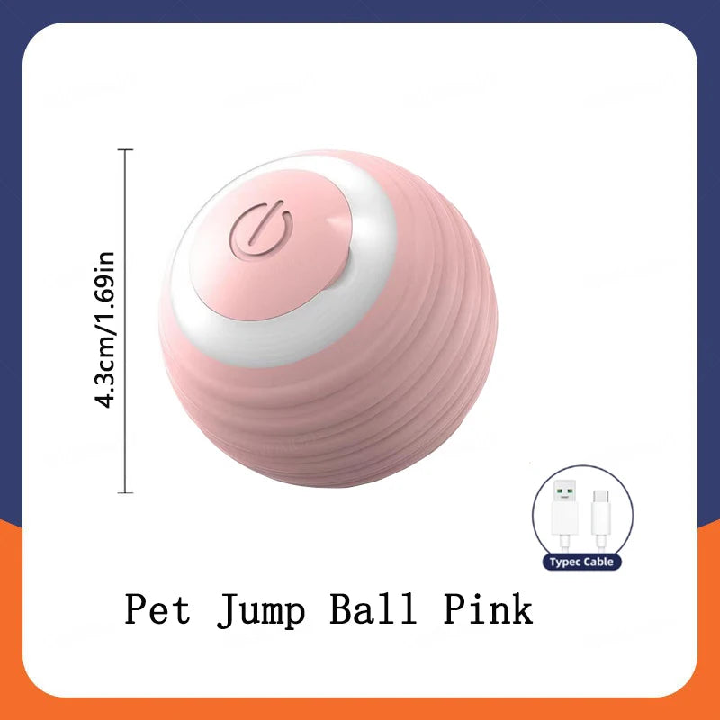 Smart Dog Toy Ball Electronic Interactive Pet Toy Moving Ball USB Automatic Moving