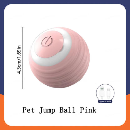 Smart Dog Toy Ball Electronic Interactive Pet Toy Moving Ball USB Automatic Moving